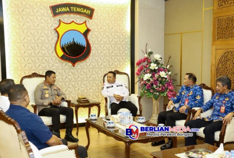 Audiensi dengan Kapolda Jateng, Bahas PKS Koordinasi dan Sinergitas dalam Pelaksanaan Tugas dan Fungsi