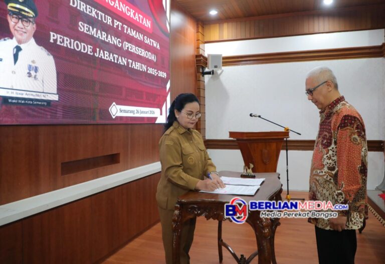Direktur Semarang Zoo Dilantik, Wali Kota Agustina Tegaskan Tak Ada Jual Beli Jabatan dalam Pengangkatan Direksi BUMD