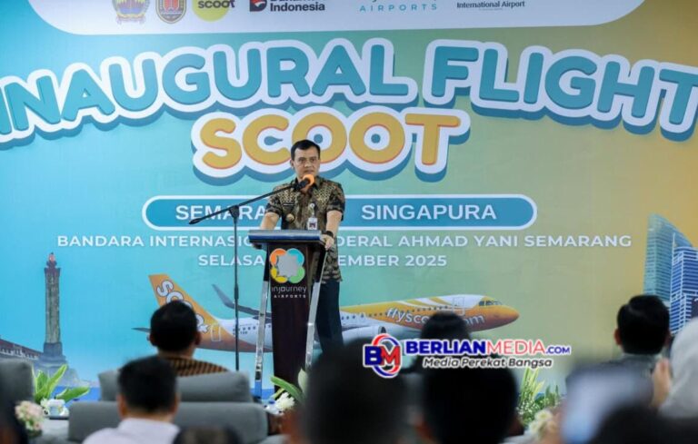 Pembukaan Rute Internasional Gubernur Ahmad Luthfi Dongkrak Investasi Jawa Tengah
