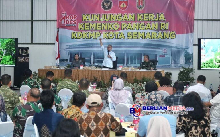 Dampingi Menko Pangan Zulkifli Hasan, Wali Kota Agustina Wilujeng Apresiasi KKMP Sampangan