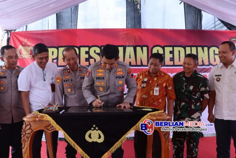 Mako Polsek Pecangaan Berwajah Baru, Kapolres Jepara Resmikan Secara Simbolis