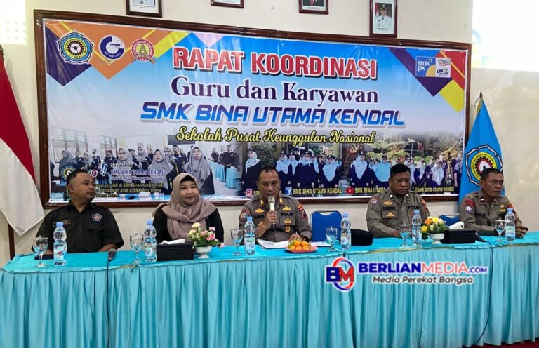 Perkuat Kedisiplinan Siswa, Sat Binmas Polres Kendal Gelar Pembinaan Karakter di SMK Bina Utama