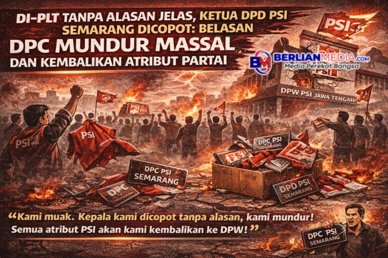 Kecewa Ketua DPD PSI Kota Semarang Di-PLT Tanpa Penjelasan Terbuka, Belasan DPC Nyatakan Mengundurkan Diri