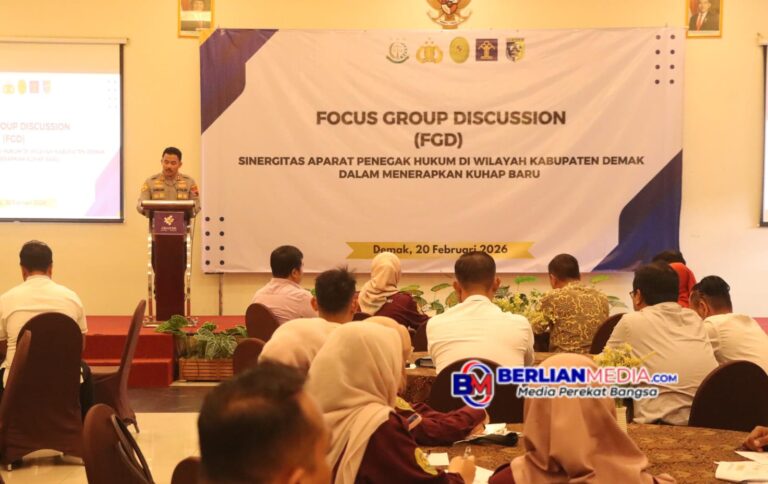 Sinergi Penegak Hukum di Demak Diperkuat, KUHP dan KUHAP Baru Dibedah Bersama