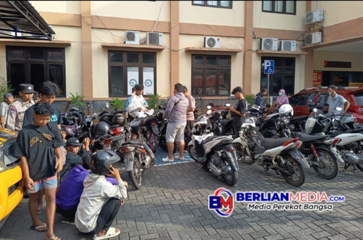 Polrestabes Semarang Amankan 33 Motor Balap Liar di Madukoro–Sudirman, Patroli Subuh Ditingkatkan Selama Ramadan