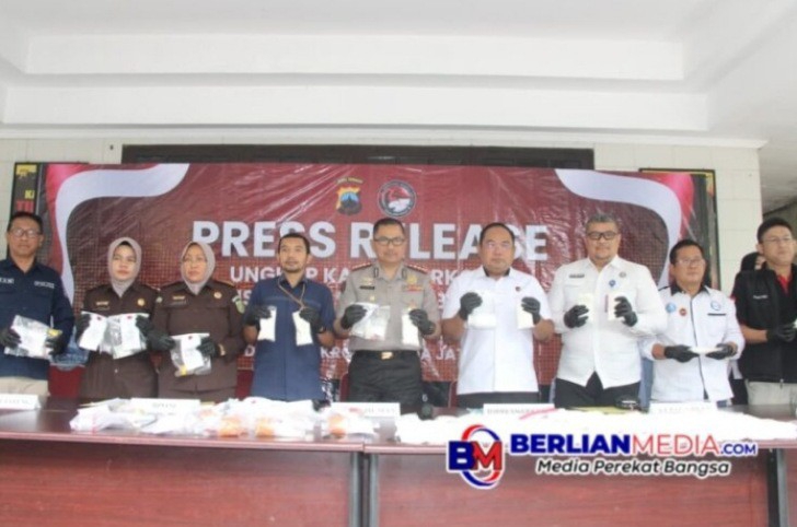 Awal 2026, Polda Jateng Bongkar 318 Kasus Narkoba, 386 Tersangka Diamankan