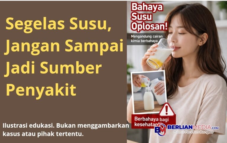 Segelas Susu, Jangan Sampai Jadi Sumber Penyakit