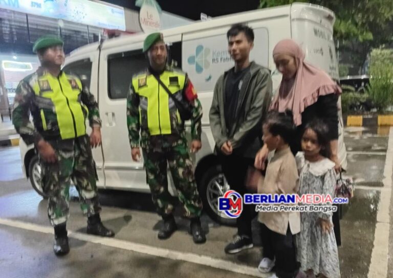 Babinsa Kodim 0736/Batang Patroli Keamanan di Rest Area 379 A