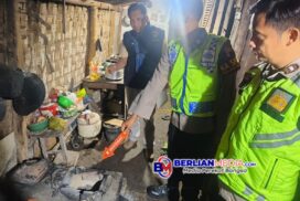 Akibat Ledakan Gas Elpiji Tiga Warga Kunduran Alami Luka Bakar, Polisi Imbau Kewaspadaan di Dapur Polres Blora_Tiga Orang Luka
