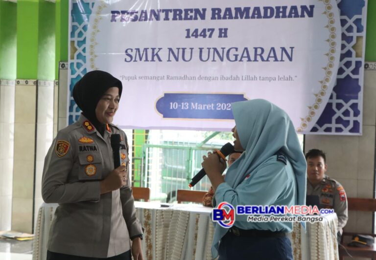 Pesantren Kilat Ramadan di SMK NU Ungaran, Kapolres Ajak Pelajar Isi Ramadan dengan Kegiatan Positif.