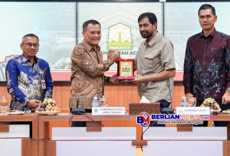 Jateng dan Aceh Berkolaborasi, Ahmad Luthfi-Muzakir Manaf Teken Kerja Sama Rp 1,06 Triliun