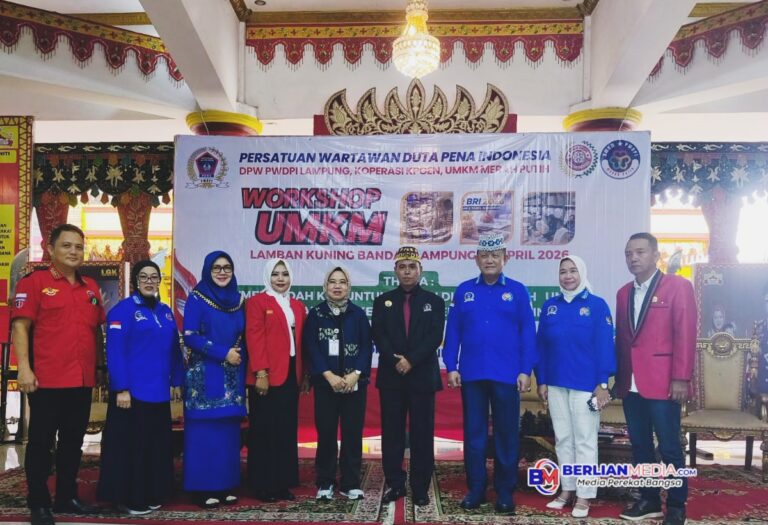 PWDPI Lampung Dorong UMKM Naik Kelas, Gelar Workshop Akses KUR dan Pelantikan Pengurus Koperasi