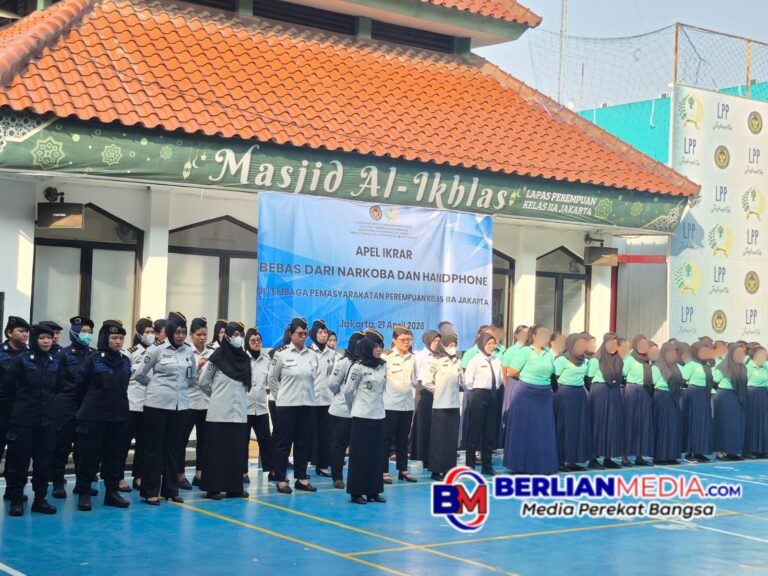 Lapas Perempuan Jakarta Tegaskan Zero Tolerance, Ikrar Bersama Perangi Narkoba dan HP Ilegal