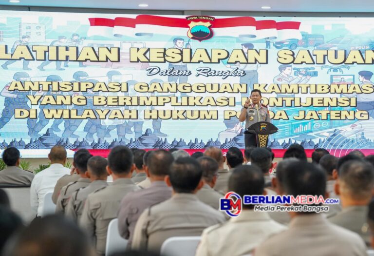 Hadapi Buruh Saat Aksi May Day, Polda Jateng Gelar Pelatihan Kesiapan Kontijensi