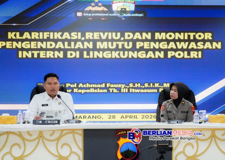 Tingkatkan Pengawasan Internal, Tim Itwasum Polri Kunjungi Polda Jateng