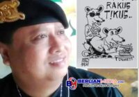 “POLISI KARTUN”, Jadi Nama Galery Lukisan Anggota Polisi Ini