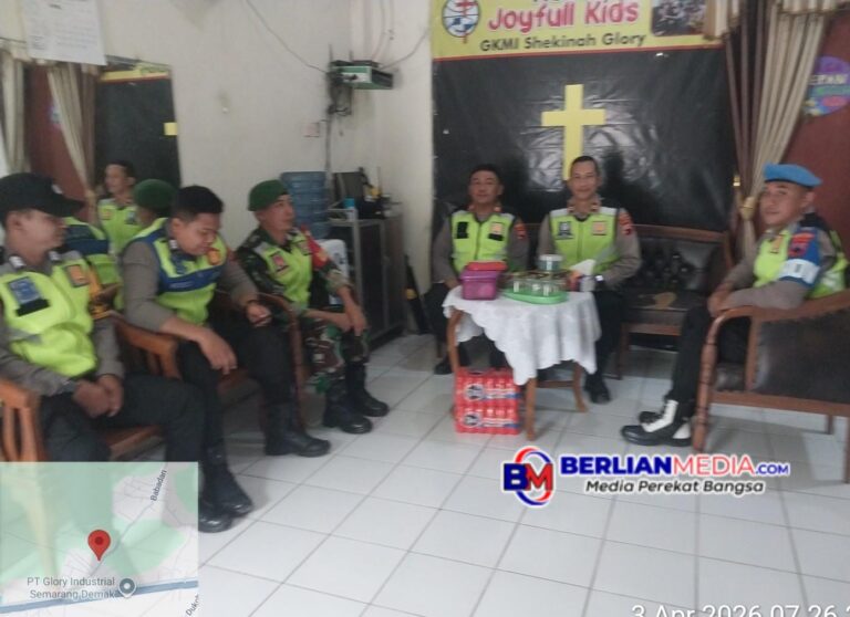Polres Demak Kerahkan Ratusan Personel Amankan Ibadah Jumat Agung dan Paskah