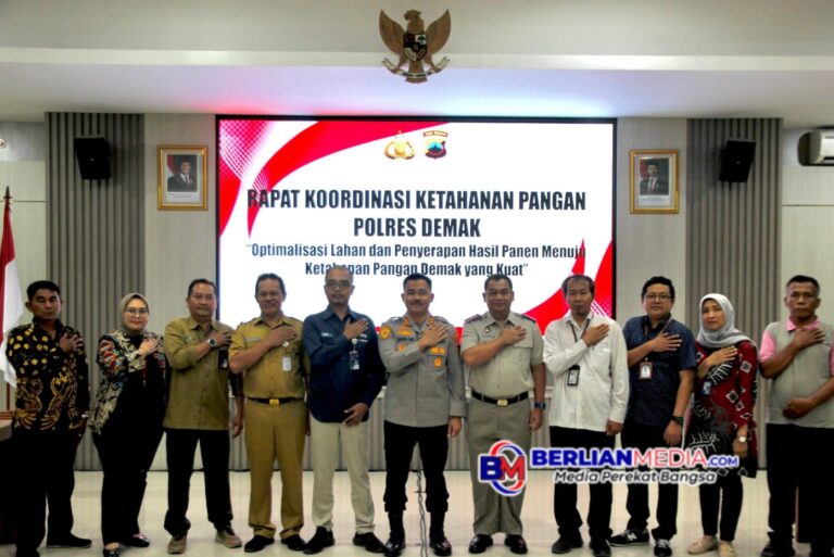 Hadapi Tantangan Pangan, Polres Demak Perkuat Kolaborasi dengan Bulog dan Perbankan