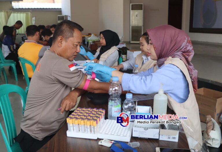 Jaga Kesiapan Fisik Personel, Polres Demak Gelar Pemeriksaan Kesehatan Berkala