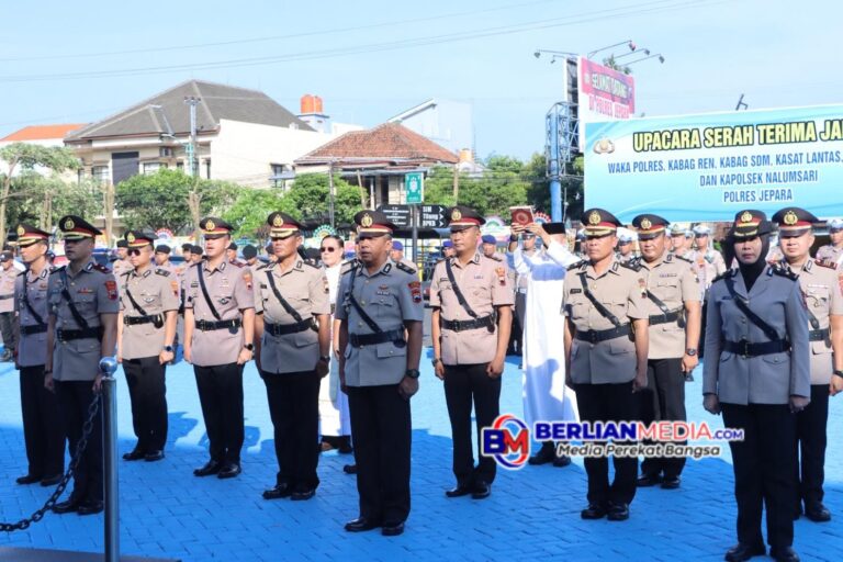 Rombak Besar-besaran di Polres Jepara, Ini Daftar Lengkap Pejabat yang Resmi Digeser