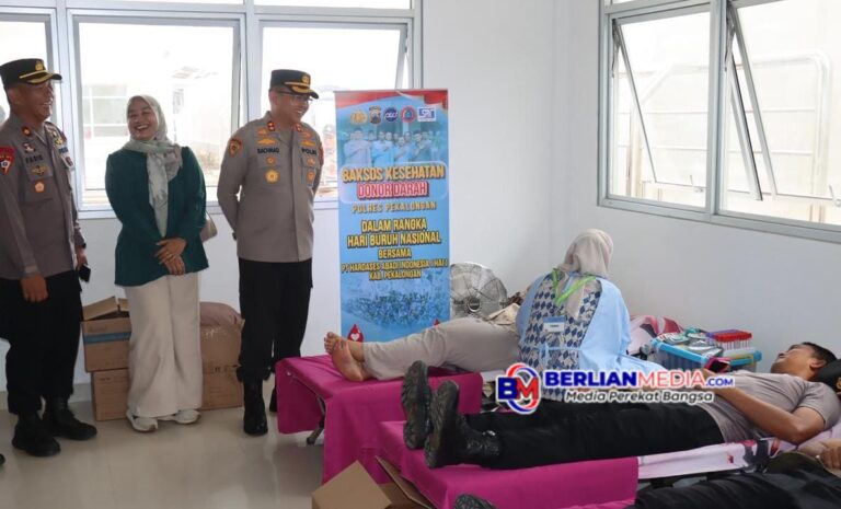 Sambut May Day, Karyawan PT. HAI dan Polres Pekalongan Bersatu dalam Aksi Donor Darah  