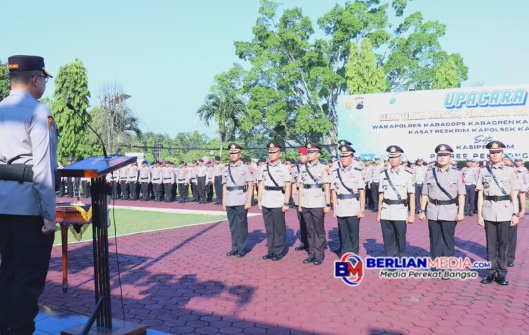 Polres Pekalongan Rotasi Jabatan, Sejumlah Perwira Tempati Posisi Baru