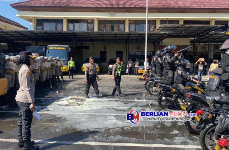 Antisipasi Situasi Kontijensi, Polres Semarang Gelar Simulasi Penanganan