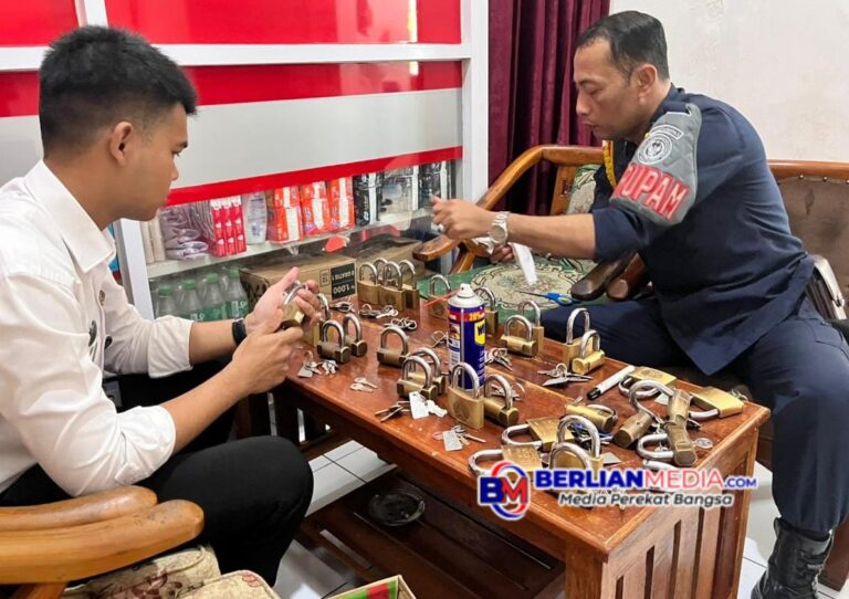 Antisipasi Ganguan Keamanan, Rutan Salatiga Lakukan Pengecekan, Perawatan dan Rolling Gembok Blok Hunian