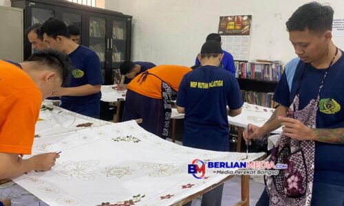 Gali Potensi 25 Warga Binaan Rutan Salatiga Berikan Pelatihan Batik