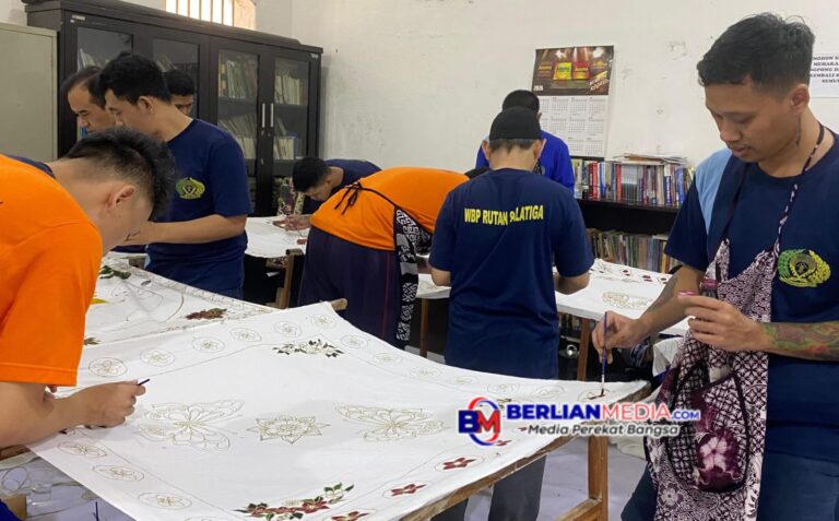 Gali Potensi 25 Warga Binaan Rutan Salatiga Berikan Pelatihan Batik