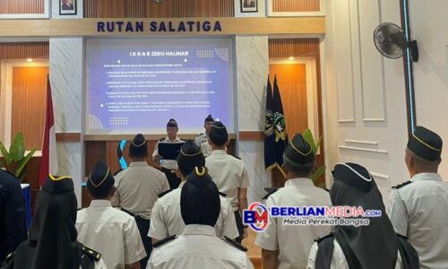 Rutan Salatiga Gelar Apel Ikrar Zero Halinar, Tegaskan Komitmen Berantas Narkoba dan HP Ilegal