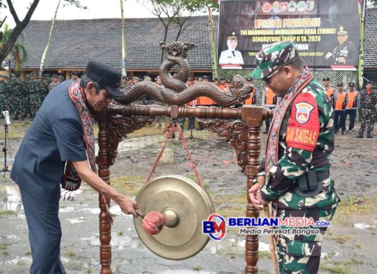 Wakil Bupati Demak Buka TMMD Sengkuyung Tahap II TA.2026, Dorong Percepatan Pembangunan Desa