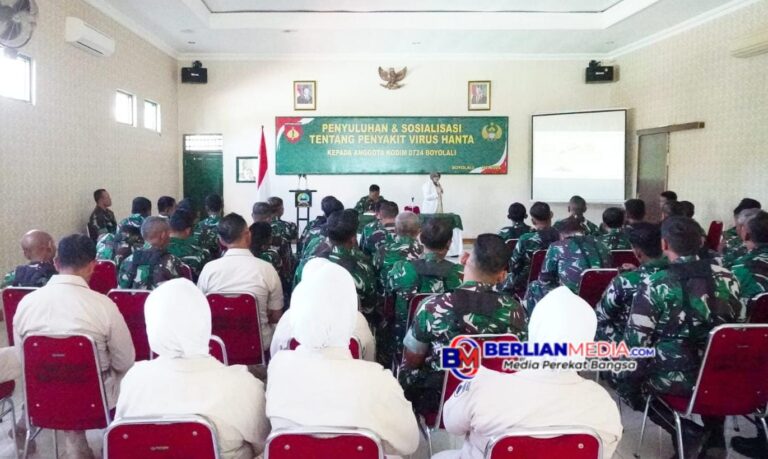 Waspada Hanta Virus, Kodim 0724/Boyolali Bekali Prajurit Pengetahuan Pencegahan Penyakit Menular