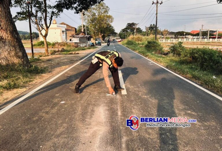 Kecelakaan Maut di Selogiri, Satu Pengendara Tewas di Lokasi Kejadian