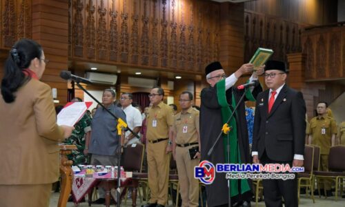Wali Kota Agustina Wilujeng Resmi Lantik Handi Priyanto Sebagai Sekda Kota Semarang