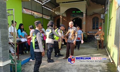 Polres Demak Kerahkan Ratusan Personel Amankan Ibadah Kenaikan Isa Almasih