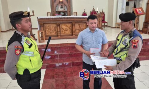Pastikan Keamanan Ibadah Kenaikan Isa Almasih, Polres Jepara Gelar Sterilisasi Sejumlah Gereja