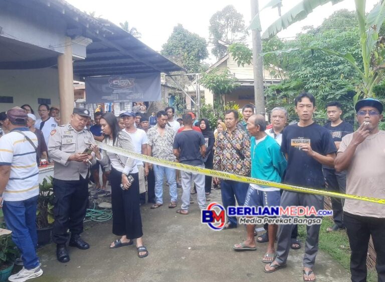 Polisi Lakukan Olah TKP Penemuan Pria Meninggal Dunia Diduga Gantung Diri di Grogol Sidomukti