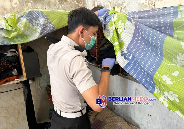 Rutan Salatiga Gelar Penggeledahan dan Tes Urine Bersama TNI-Polri
