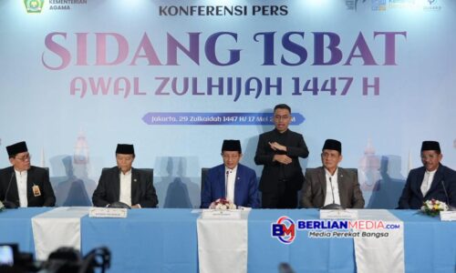 Hasil Sidang Isbat 1 Zulhijjah 1447 H Jatuh pada 18 Mei 2026, Iduladha 27 Mei