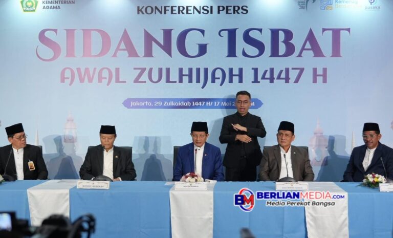 Hasil Sidang Isbat 1 Zulhijjah 1447 H Jatuh pada 18 Mei 2026, Iduladha 27 Mei