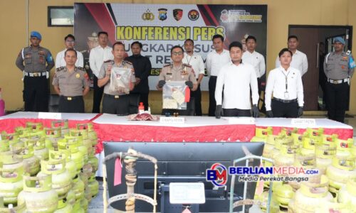 Sindikat Gas Elpiji Oplosan di Sidoarjo Terbongkar, Polisi Amankan Ratusan Tabung